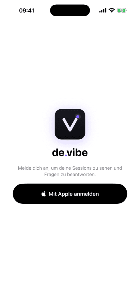 Anmeldung mit Apple